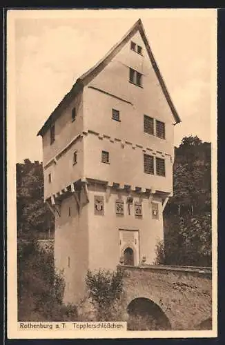 AK Rothenburg o. T., Topplerschlösschen