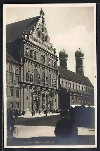 AK München, Michelskirche, Neuhauser Strasse