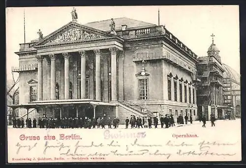 AK Berlin, Opernhaus, Unter den Linden