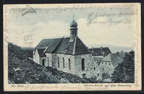 AK Bischofsheim / Rhön, Kloster Kirche auf dem Kreuzberg