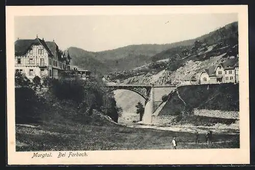 AK Forbach, Murtal mit Brücke