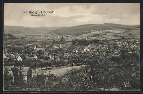 AK Bad König i. Odenwald, Gesamtansicht der Ortschaft