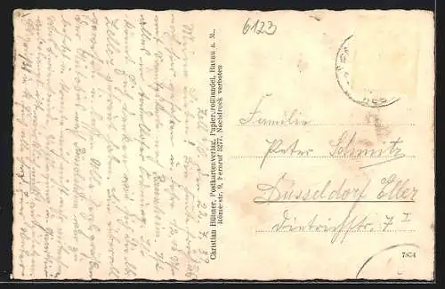 AK Zell / Odenwald, Sicht über den Ort