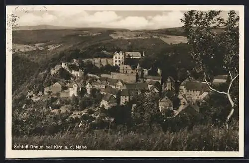 AK Kirn a. d. Nahe, Blick aufs Schloss Dhaun