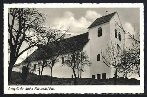 AK Hainstadt / Odenwald, evangelische Kirche