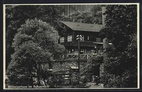 AK Schwarzburg, Gasthaus Schweizerhaus