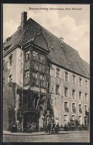 AK Braunschweig, Patrizierhaus Ecke Reichsstrasse