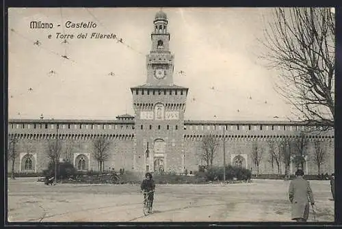 AK Milano, Castello e Torre del Filarete