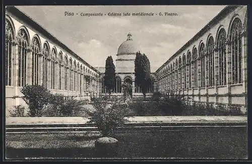 AK Pisa, Camposanto, Esterno lato meridionale