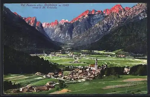 AK Dobbiaco /Val Pusteria alta, Panorama verso il M. Cristallo