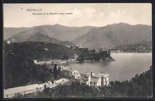 AK Rapallo, Panorama su S. Michele verso levante