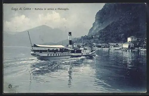 AK Menaggio /Lago di Como, Battello in arrivo