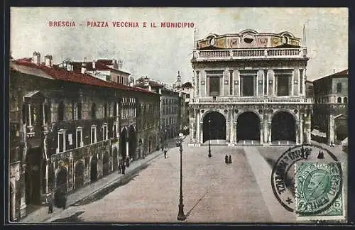 AK Brescia, Piazza vecchia e il Municipio