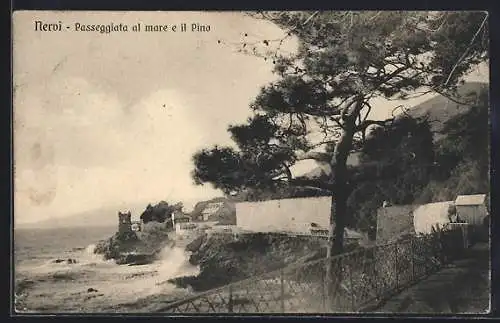 AK Nervi, Passeggiata al mare e il Pino