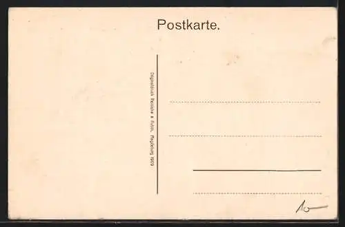 AK Erfurt, Espach-Anlagen und Friedrichstrasse