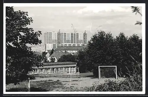 Foto-AK Erfurt, Neubaugebiet Herrenberg