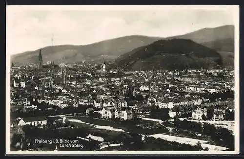 AK Freiburg i. B., Blick vom Lorettoberg