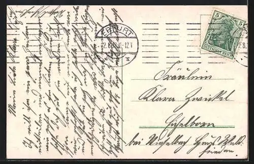 AK Erfurt, Flusspartie an der Pförtchenbrücke