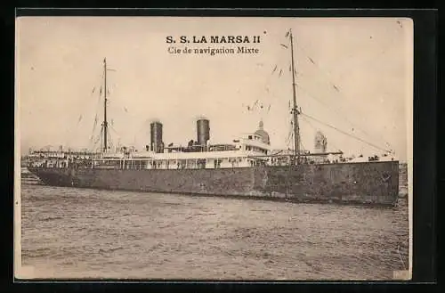 AK Passagierschiff SS La Marsa II, Companie de navigation Mixte