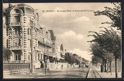 AK Royan, Le Grand Hôtel et Boulevard St-Georges