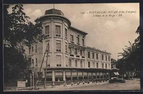 AK Pontaillac-Royan, L`Hôtel de la Plage en bord de la route