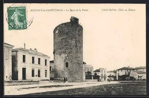 AK Aulnay-de-Saintonge, La Tour et la Poste