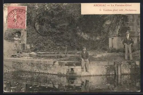 AK Archiac, La Fontaine-Génie