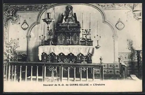 AK Corme-Écluse, Souvenir de N.-D. de Corme-Écluse, L`oratoire