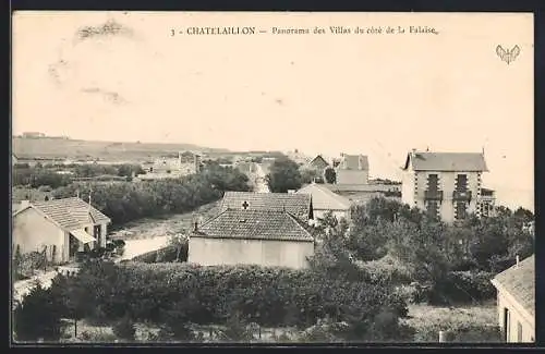 AK Châtelaillon, Panorama des Villas du côté de la Falaise