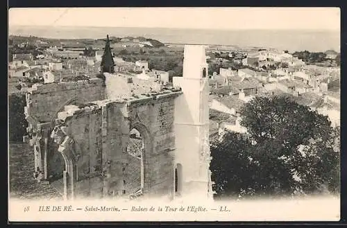 AK Saint-Martin, Ruines de la Tour de l`Église