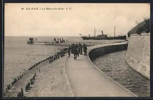 AK Ile d`Aix, Le Môle et la Jetée