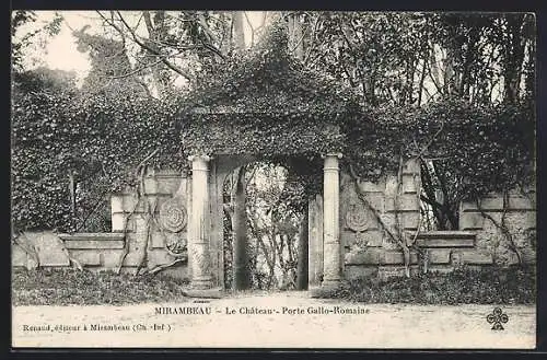 AK Mirambeau, Le Château, Porte Gallo-Romaine