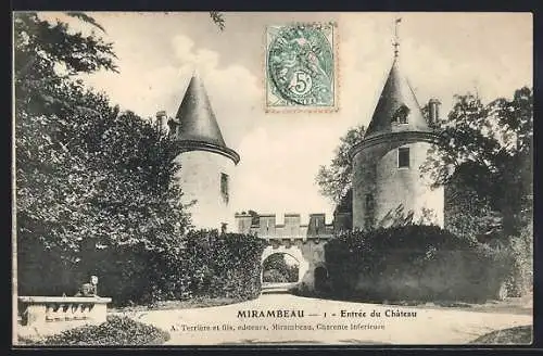 AK Mirambeau, Entrée du Château