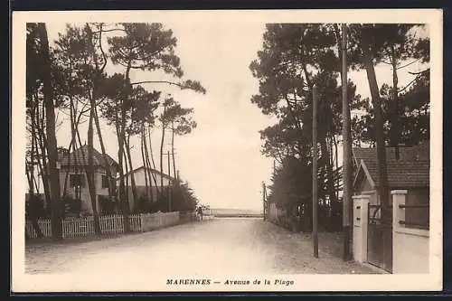 AK Marennes, Avenue de la Plage