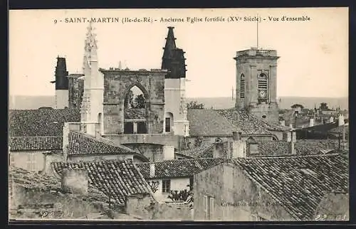 AK Saint-Martin, Ancienne Église fortifiée, XVe Siècle, Vue d`ensemble