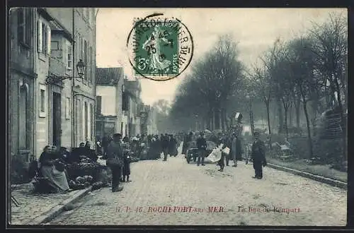 AK Rochefort-sur-Mer, La Rue du Rempart