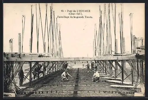 AK L`Houmée, Pont de L`Houmee, Ferraillage de la grande Travee