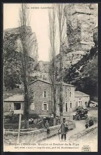 AK Gorges d`Omblèze, Moulin et Rocher de la Pipe