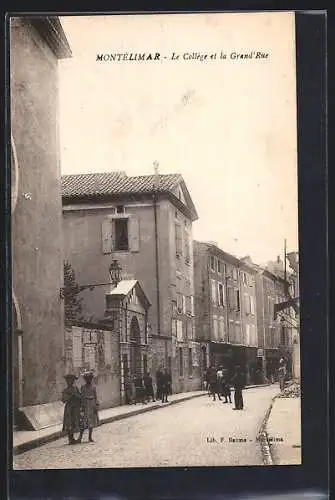 AK Montélimar, Le Collège et la Grande Rue