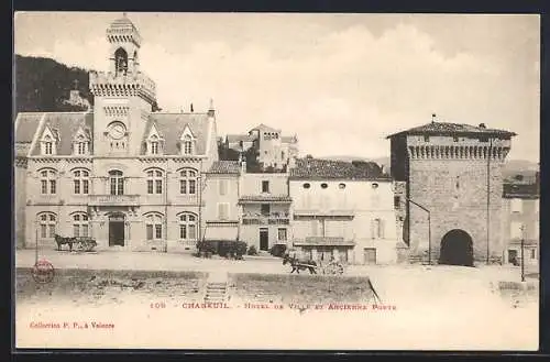 AK Chabeuil, Hôtel de ville et ancienne porte