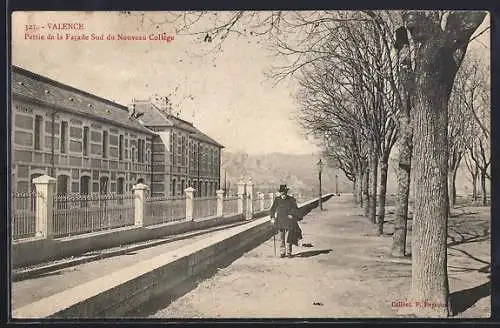 AK Valence, Partie de la Facade Sud du Nouveau Collège