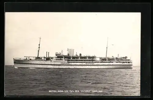 AK Passagierschiff MS Dunera, British India SN