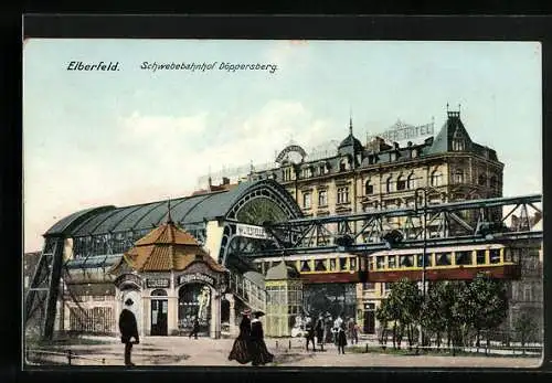 AK Elberfeld, Schwebebahnhof Döppersberg