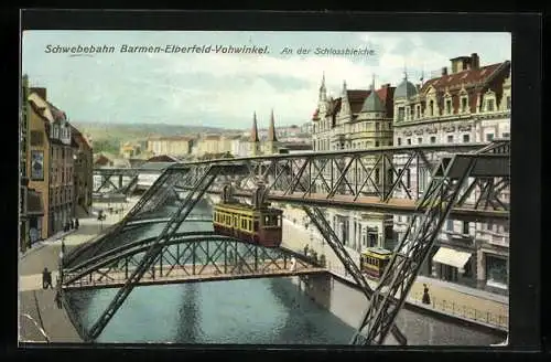 AK Elberfeld, Schwebebahn Elberfeld-Barmen-Vohwinkel