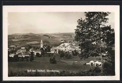 AK Zell bei Zellhof, Blick auf den Ort