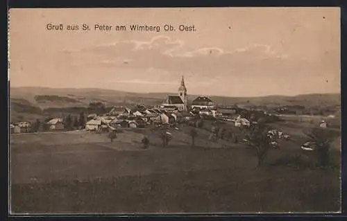 AK St. Peter am Wimberg, Gesamtansicht mit der Kirche