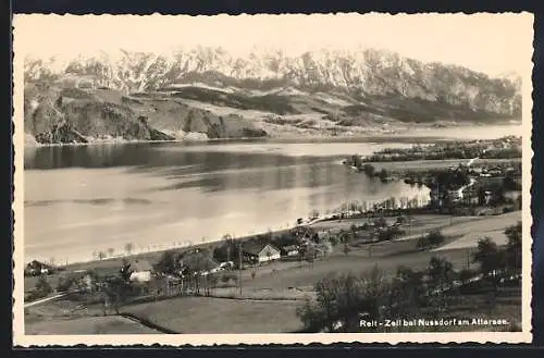 AK Nussdorf am Attersee, Blick auf Reit und Zell