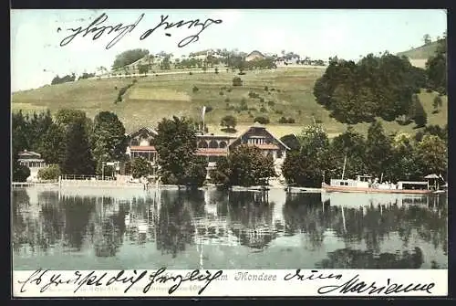 AK Pichl-Auhof am Mondsee, Ortsansicht