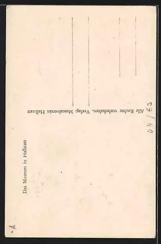 AK Hallstatt, am Museum