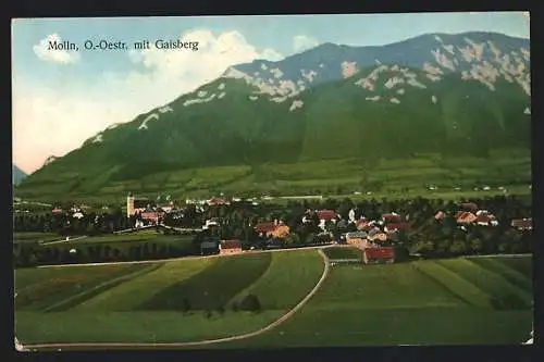 AK Molln /O.-Oestr., Ortsansicht gegen Gaisberg